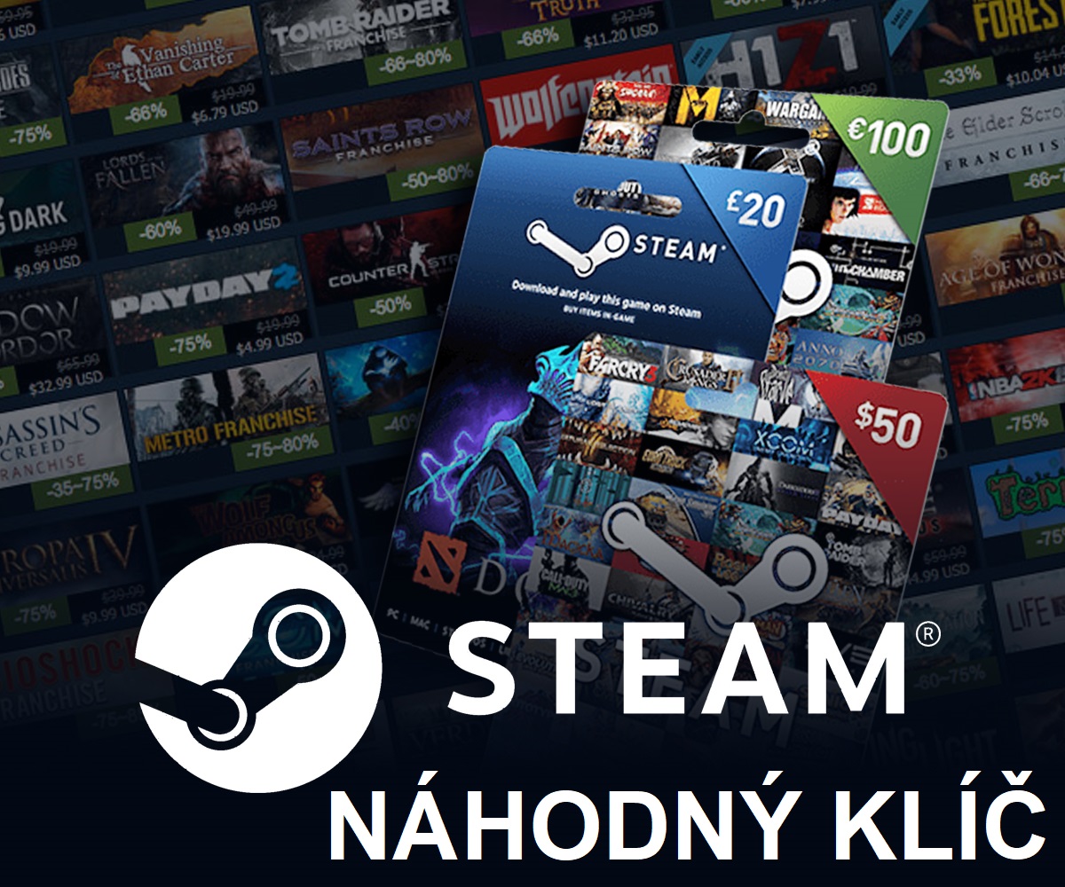 Náhodný Steam klíč (PC)